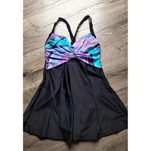 Carol Wior Skirted One-piece Swimsuit Women's Size 6